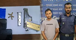 নোয়াখালীতে বিদেশি পিস্তলসহ যুবক গ্রেপ্তার; গুলি-ইয়াবা ও টাকা উদ্ধার